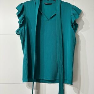 Ruffle Sleeve Women's Top